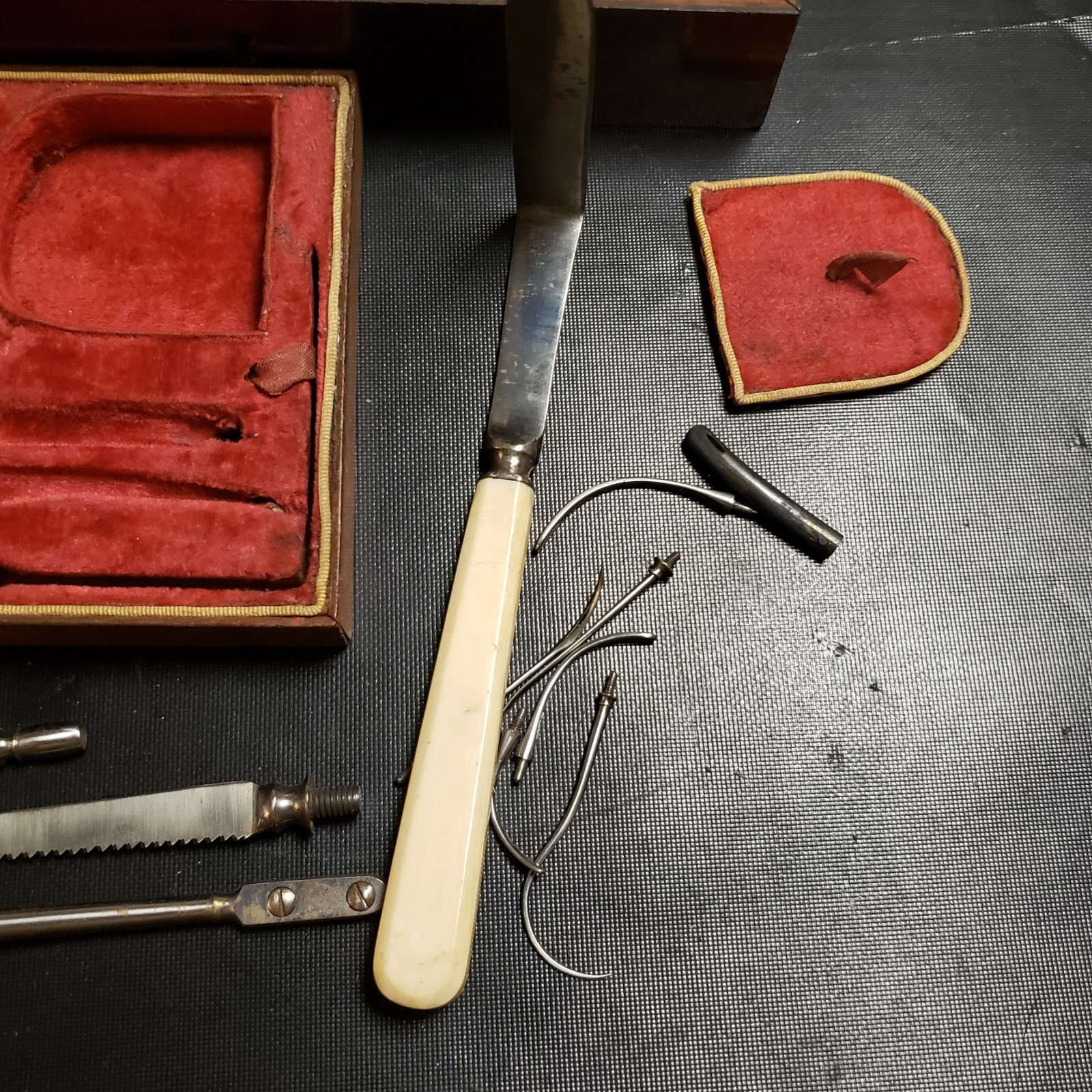 CIVIL WAR SURGICAL KIT ROSE & SELLERS NEW YORK 1822 to 1845 SURGEON INSTRUMENTS