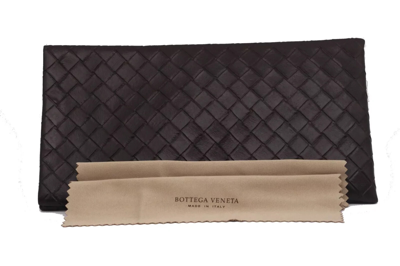 NEW BOTTEGA VENETA BROWN SOFT CASE AUTHENTIC EYEGLASSES SUNGLASSES W/CLOTH