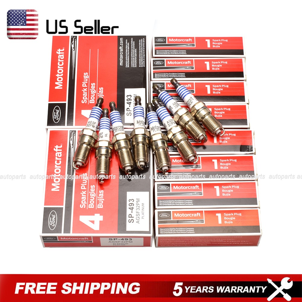 8Pcs Genuine OEM SP-493 Platinum SPARK PLUGS AGSF32PM For Ford 4.6L 5.4L V8 USA