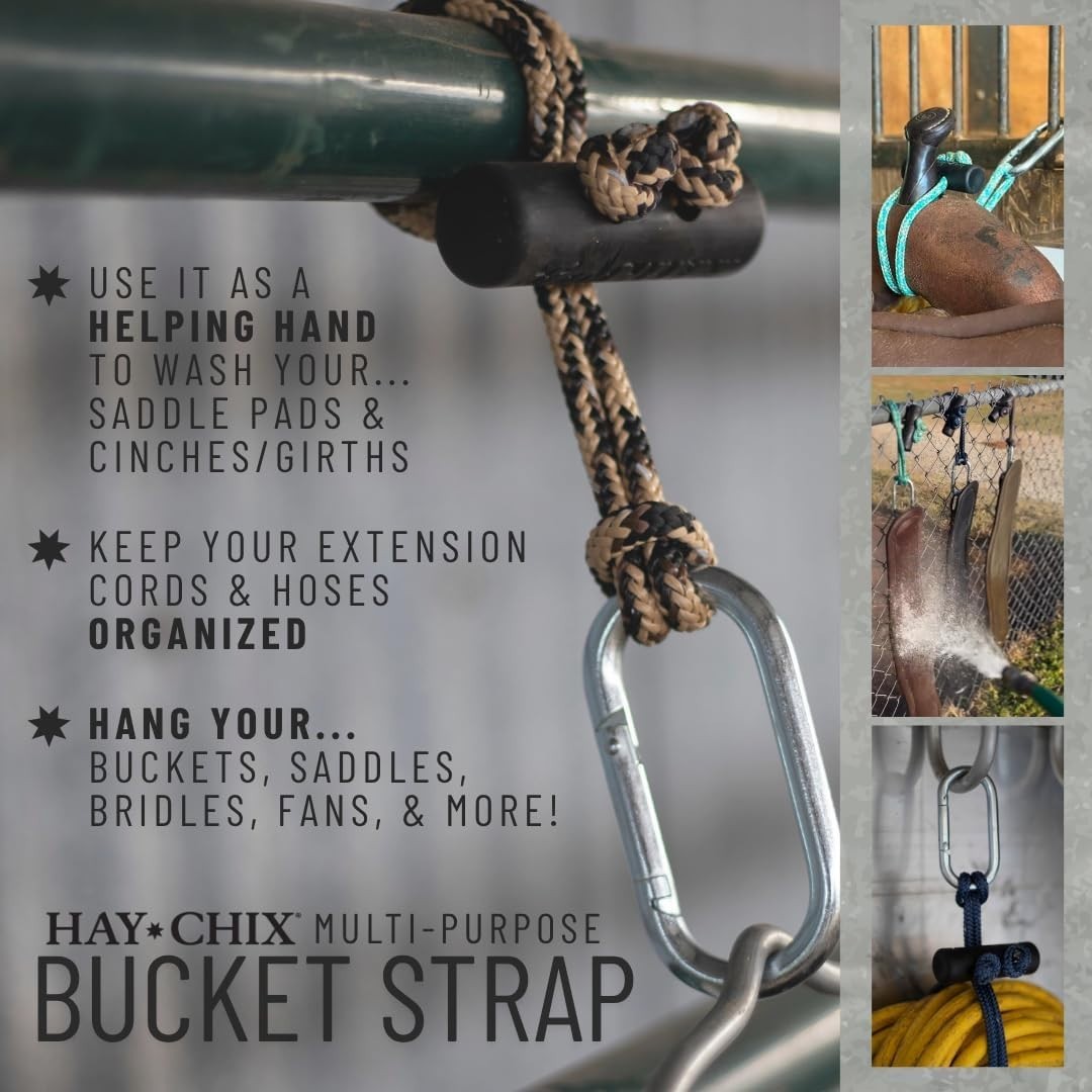 Hay Net for Horses | Slow Feed Hay Bag Feeder | Marine-Grade UV Treated Nylon |