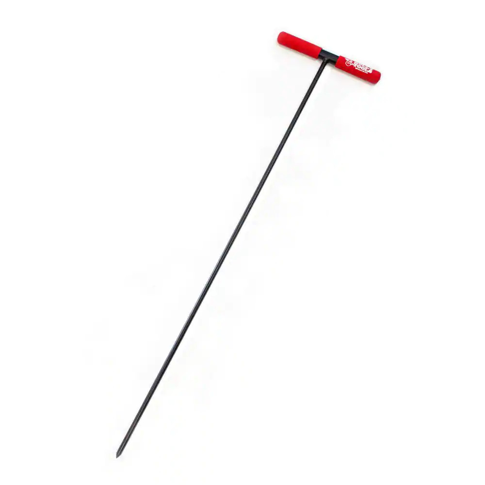 48 In. Soil Probe with Steel T-Style Handle and Sharpened Tip