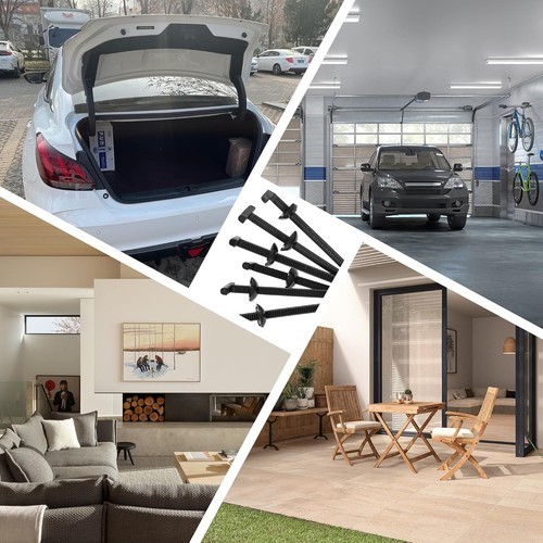 100PCS Nylon Universal Cable Tie Buckle Self-Locking Nylon Zip Ties Holder NEW