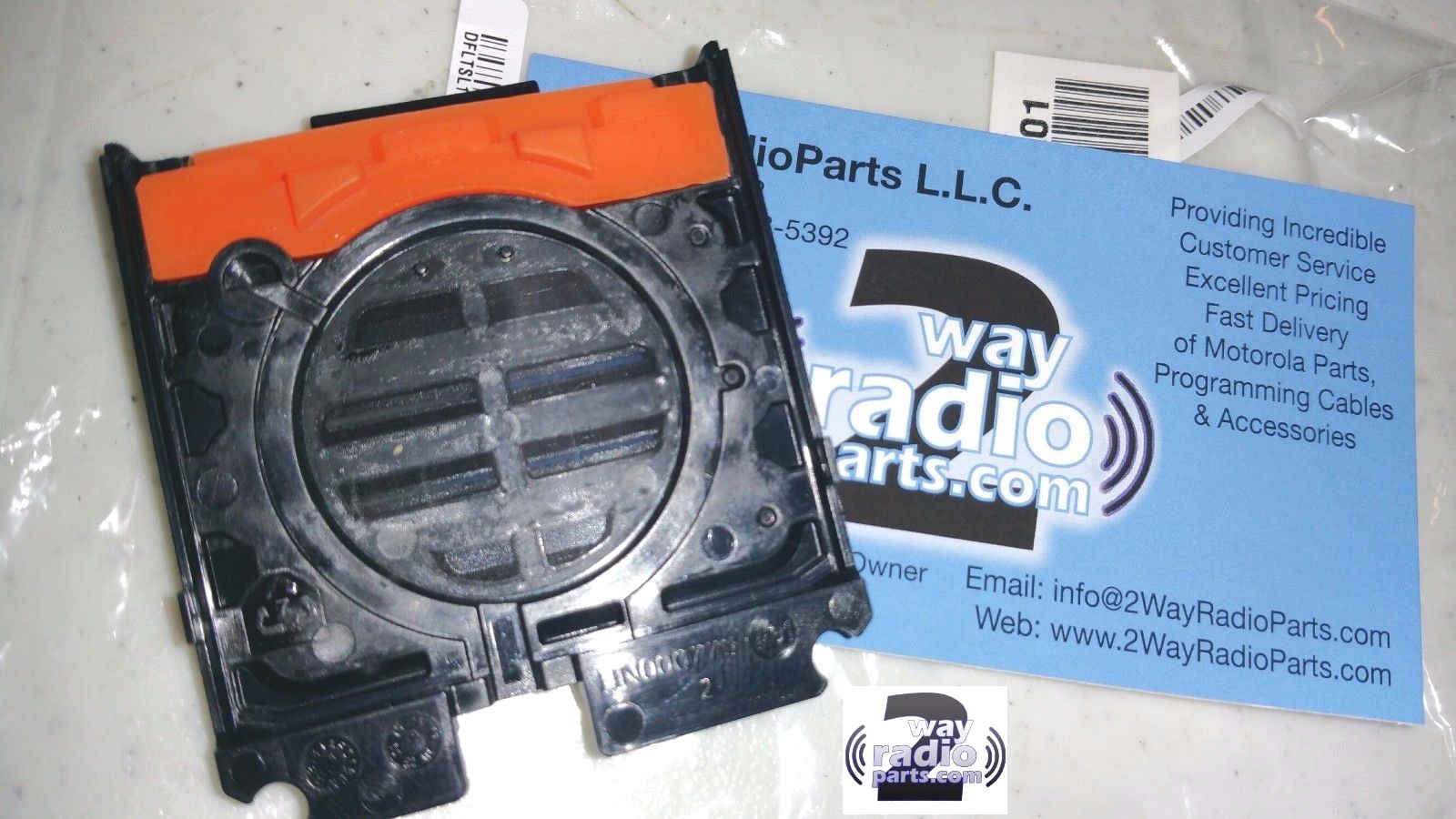 Genuine Motorola APX8000 APX6000 XE Black Refresh Speaker Grille / Nameplate Kit