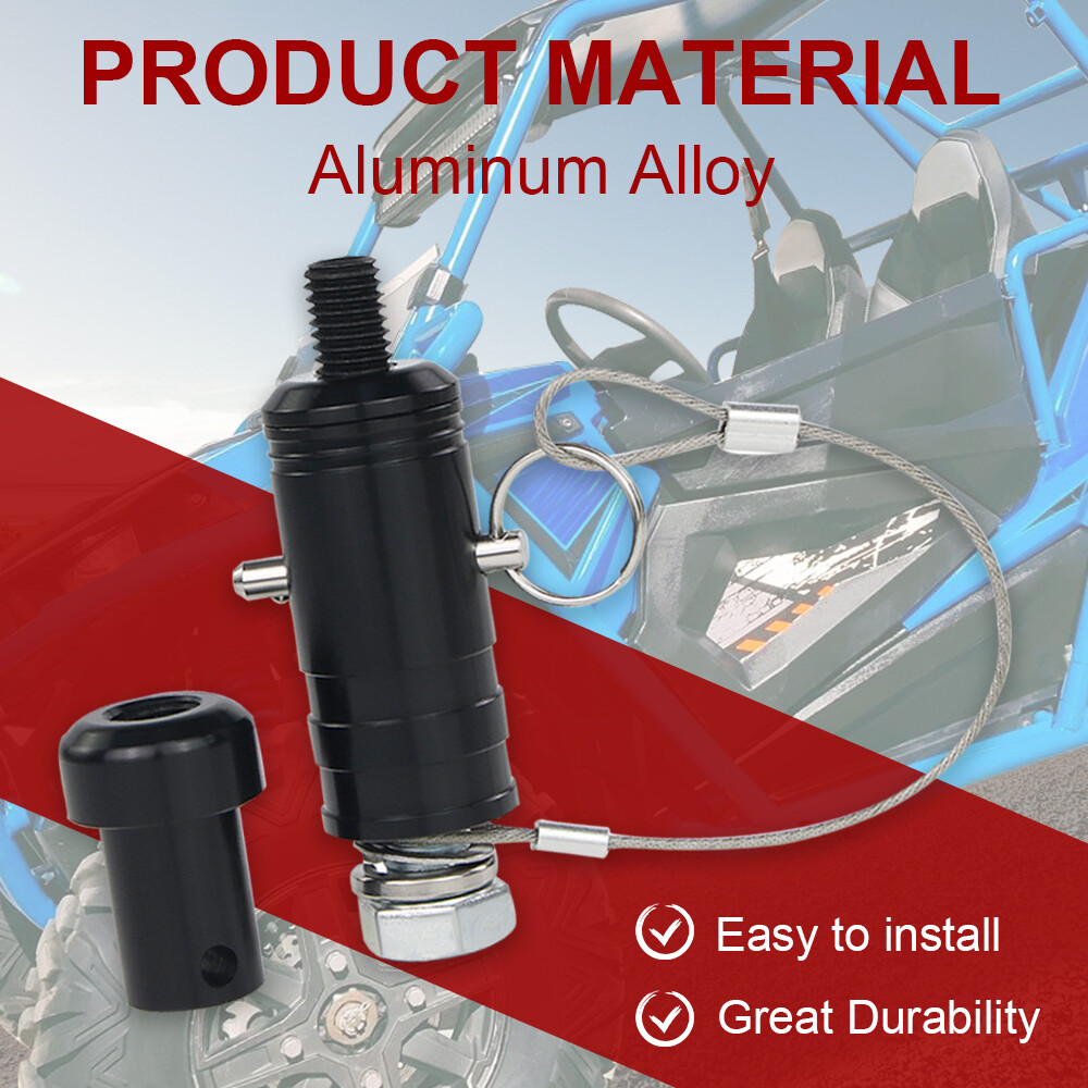 Aluminium 3/8-24 And 1/2-13 Threads Quick-Release Disconnect Whip Mount