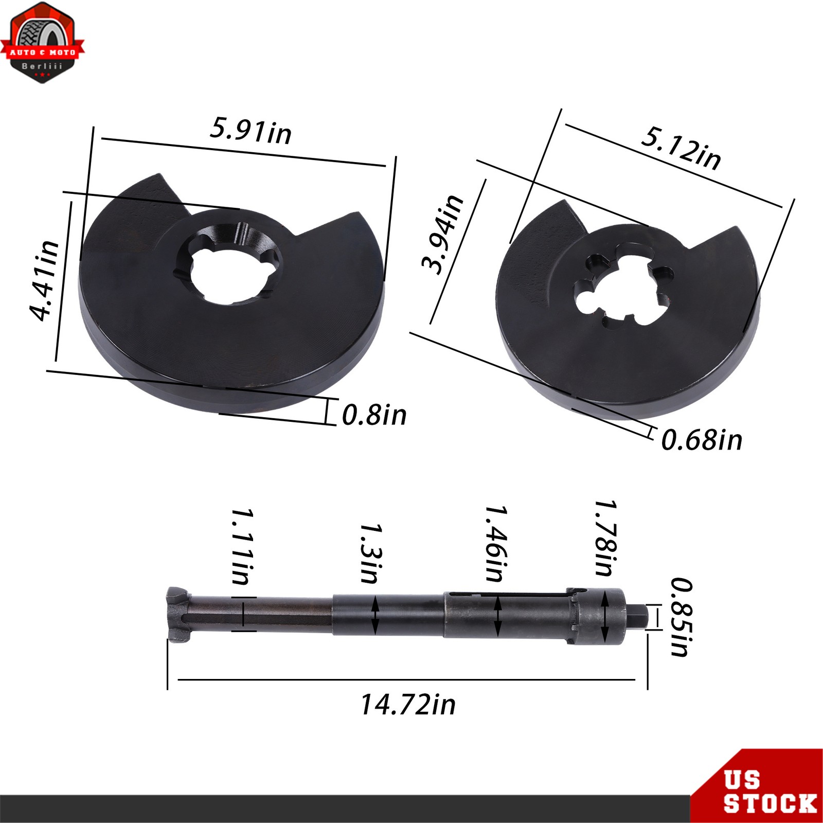 For Mercedes Benz Coil Spring Compressor Telescopic Repair Tool Kit Set