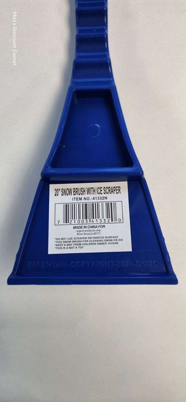 20” Snow Brush with Ice Scraper – Winter Windshield Cleaning Tool