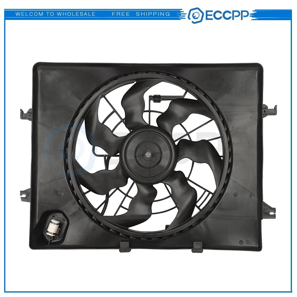 Electric Radiator Cooling Fan Assembly For 2011 2012 2013 Hyundai Sonata