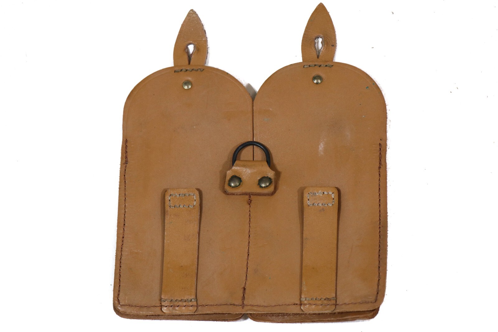 Authentic French Military Military Mas 49/56 Leather Ammo Pouch Magazine Rifle