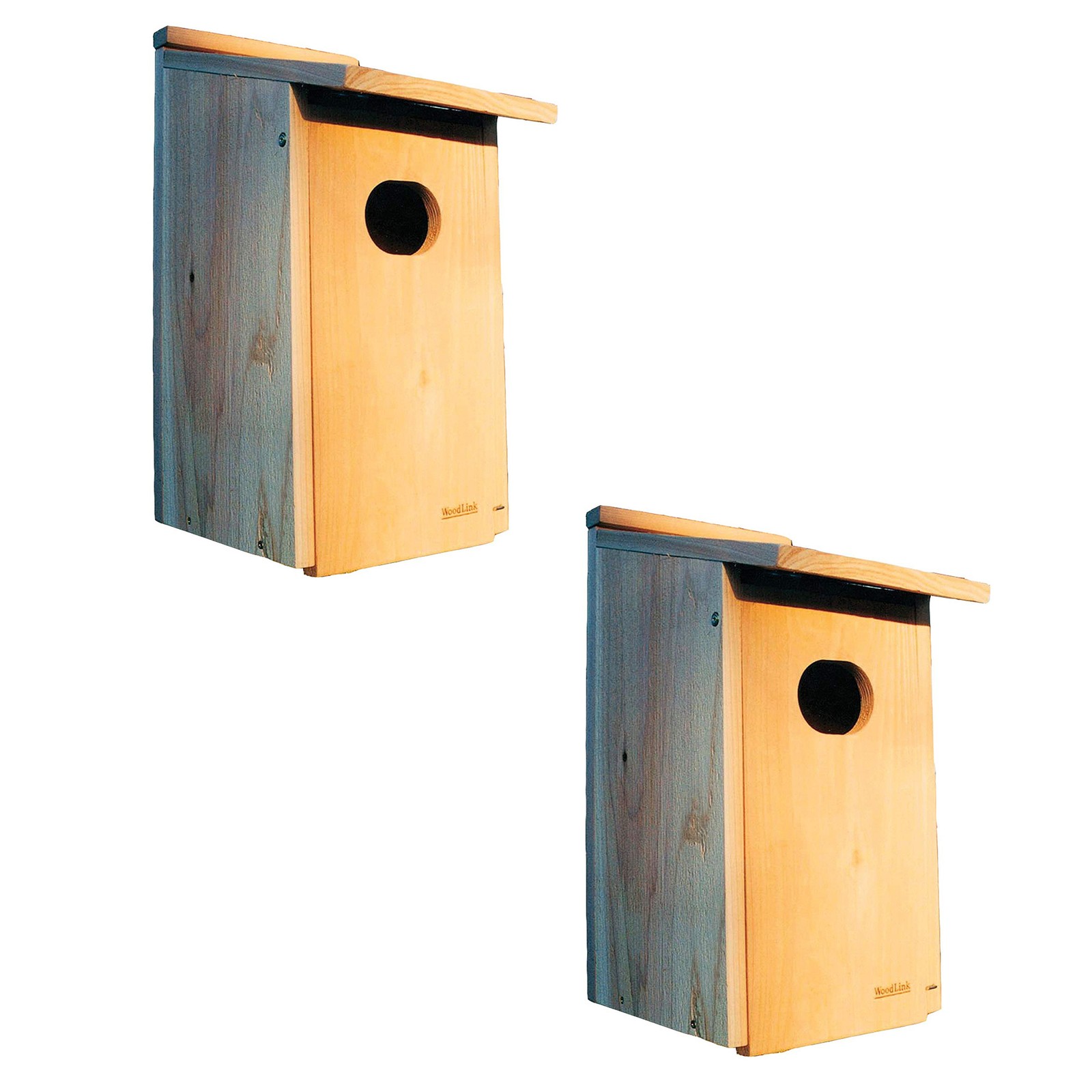Woodlink 24344 WD1 Wood Duck Nesting House w/ 4x3" Oval Entrance Hole (2 Pack)