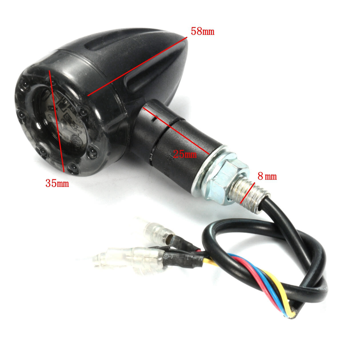 4X Motorcycle LED Turn Signals Blinker Light For Harley Sportster XL 1200 883