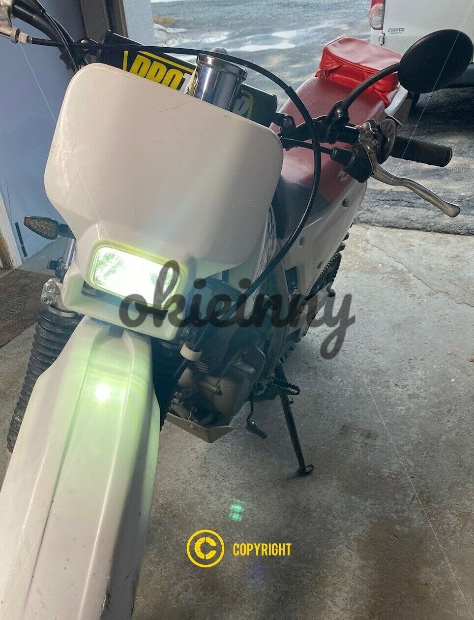 Ultra Bright LED headlight bulb for Suzuki DR650SE: 2001-2016 motorcycle USA