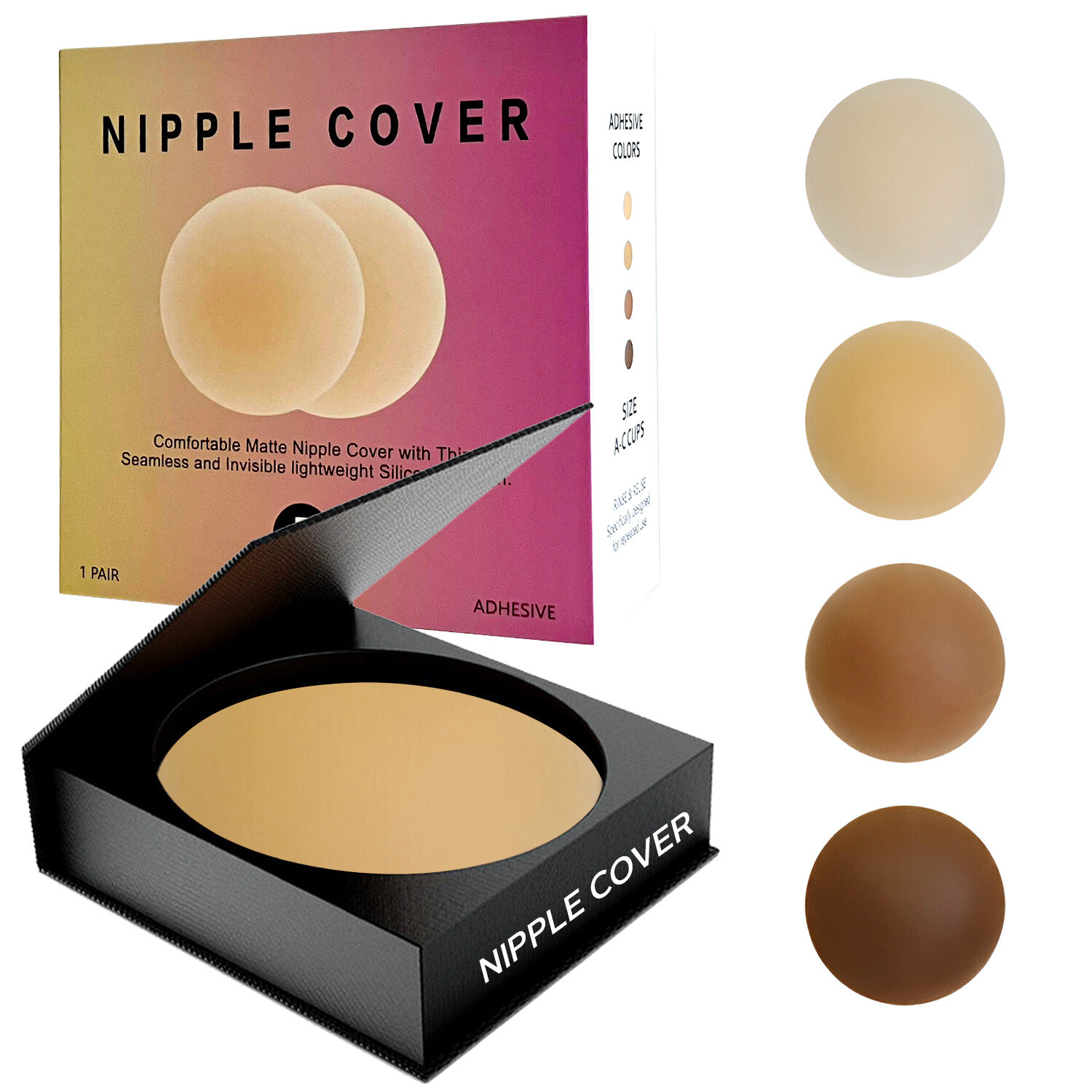 Nipple Covers for Women | Reusable  | Premium Silicone with Travel Box