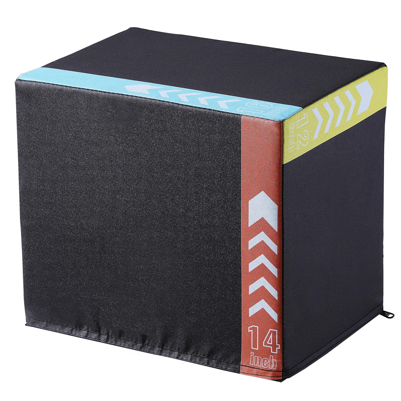Uimoso 16/14/12 Inch 3 in 1 Plyometric Jump Box Fitness Exercise Plyo Box Cotton