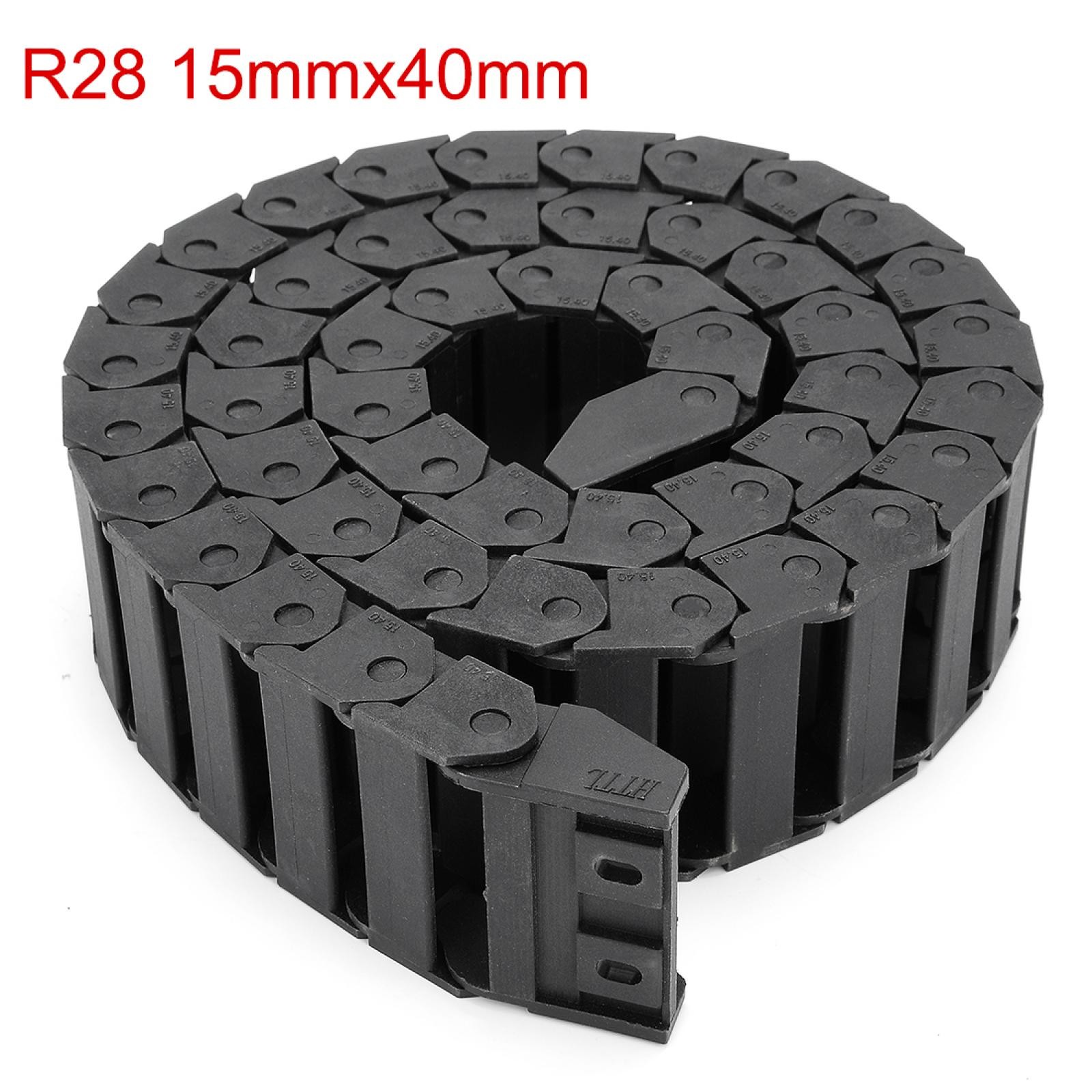 R28 39"x0.59"x1.57" Closed Type Cable Drag Chain Wire Carrier for CNC 3D Printer