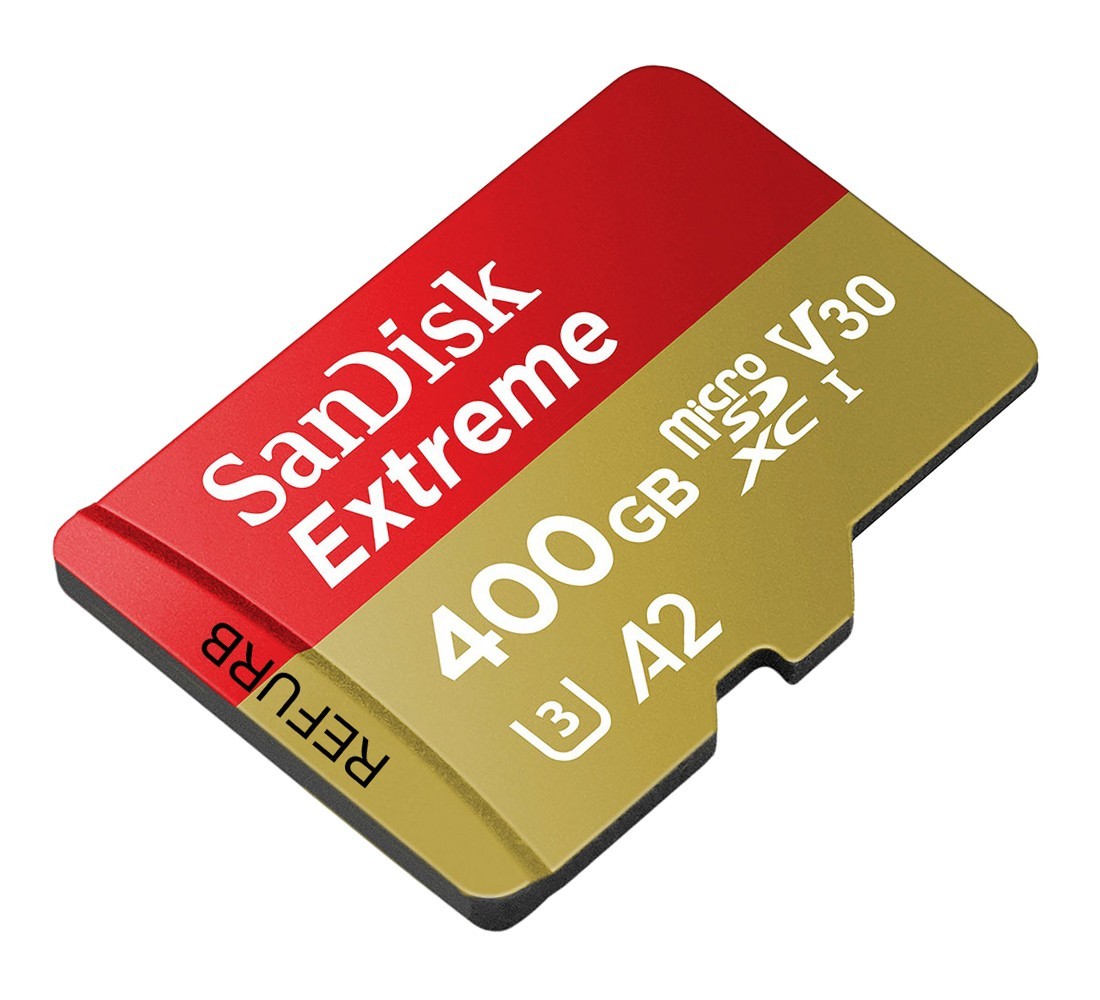 SanDisk Micro 400GB Extreme UHS-I microSDXC Memory Card with SD Adapter