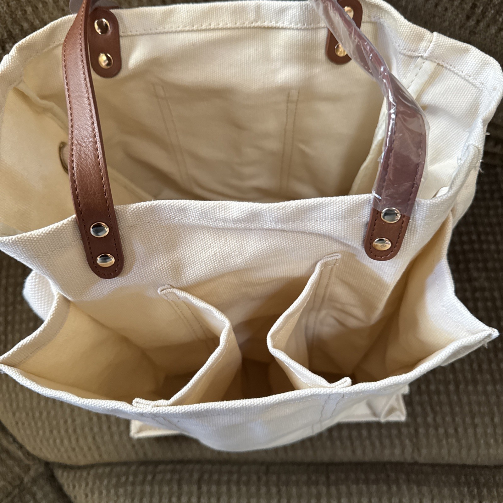 NWT CapaBunga Farmer's Market Tote Shopping Bags with Handles - 7 Pockets