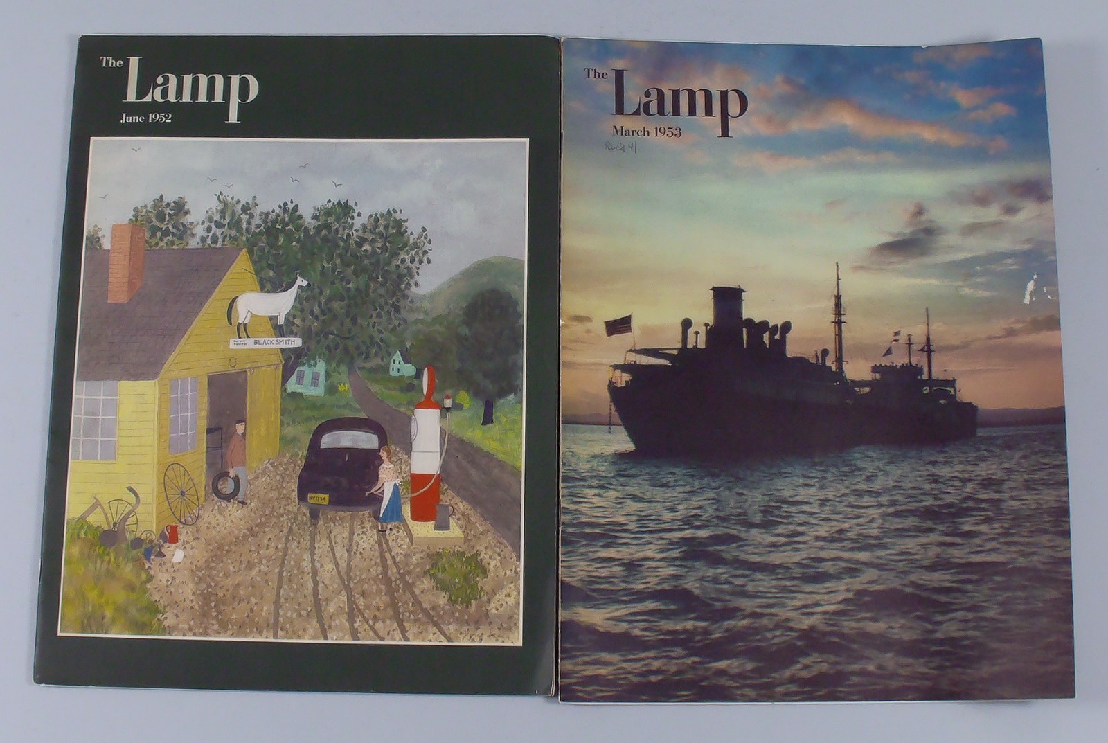 HUGE lot of 109 ESSO Standard Oil THE LAMP Industry Magazine Years 1940-1961