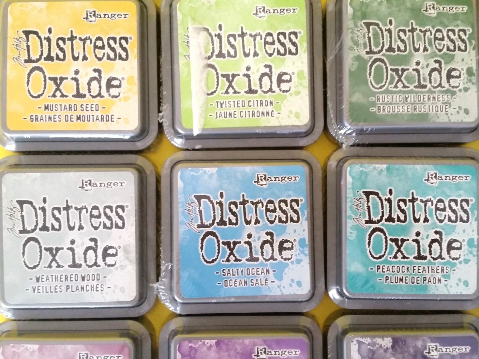 X33 (NEW/SEALED) TIM HOLTZ Distress Oxide Inks 3X3 Lot Bundle NO DUPLICATES (#2)