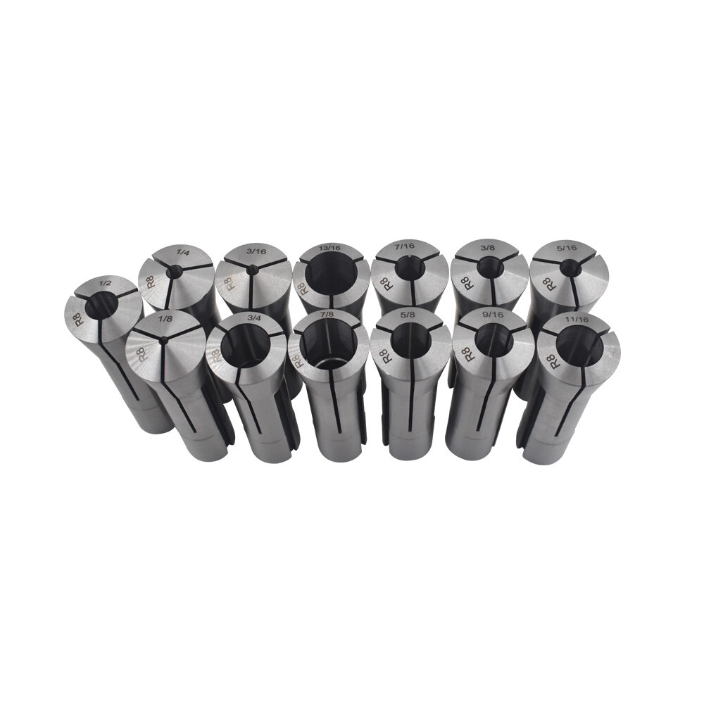 13 Pcs Precision R8 Collet Set Mill Collets Set – Collets For Mill Machine