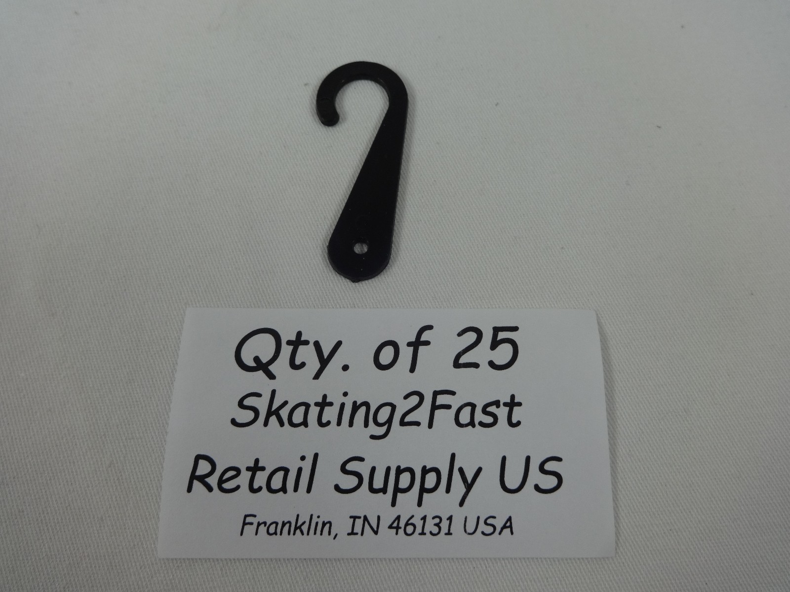 Black Plastic Sock Hanger Hook Retail Shopping Supply