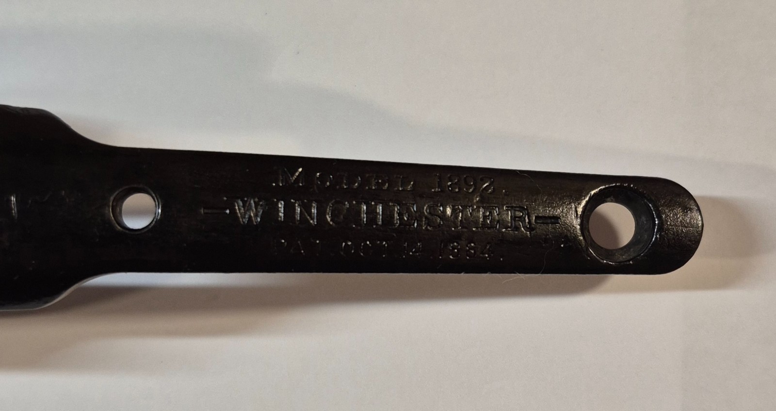 Winchester model 1892 upper tang