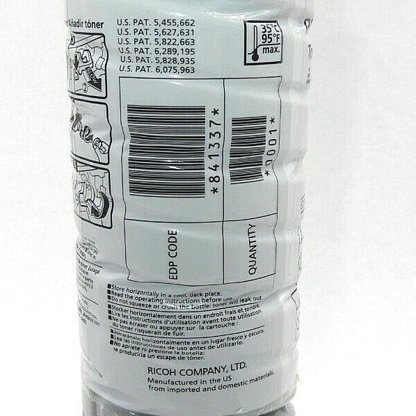 OEM GENUINE RICOH SAVIN LANIER TONER TYPE 2120D/25227 SINGLE BOTTLE EDP: 841337