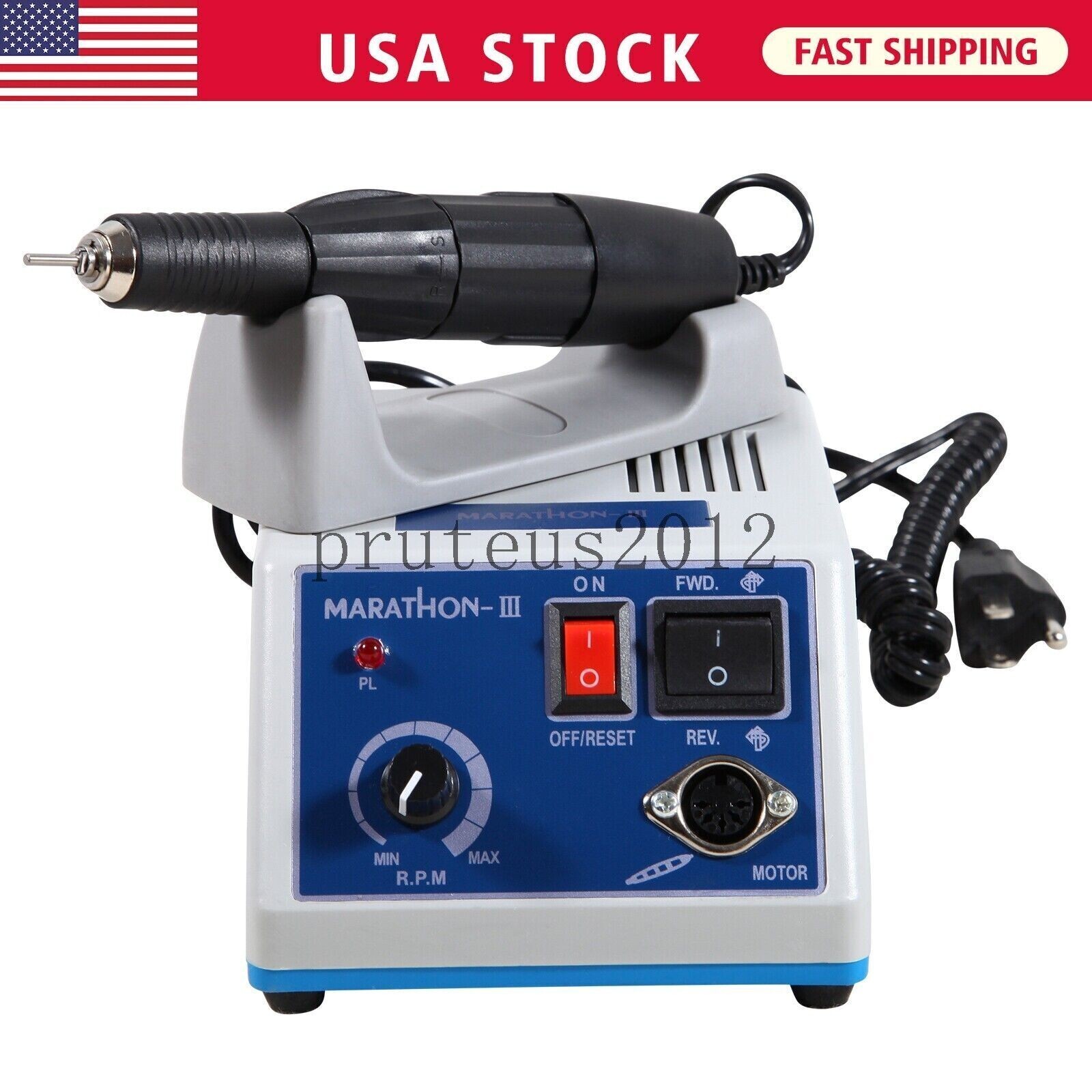 Dental Lab Marathon Electric Micromotor Polishing + 35K rpm Motor Handpiece Kit