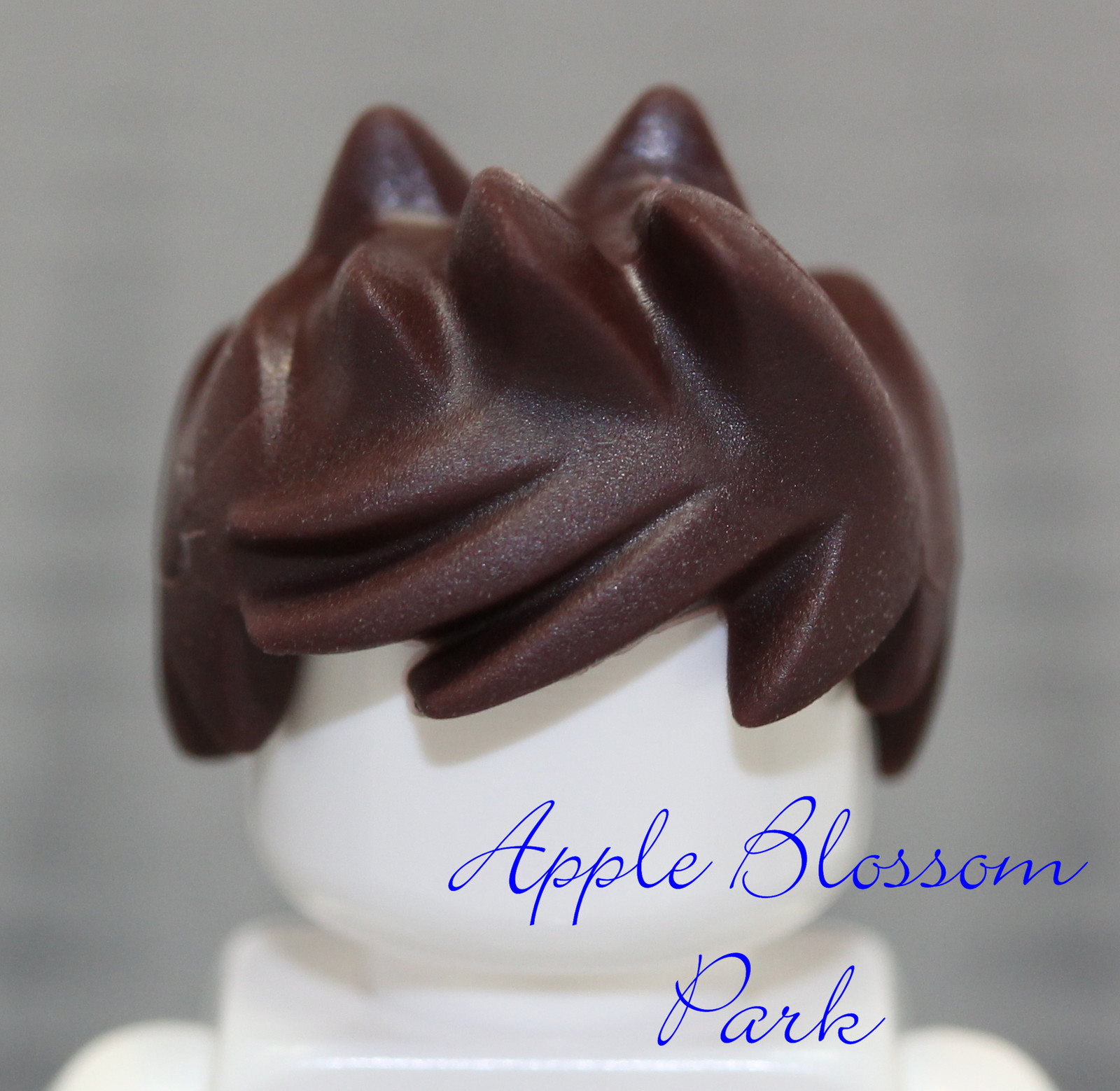 NEW Lego Minifig Male/Boy Spiked DARK BROWN HAIR Gr8 Ninjago Ninja Kai Head Gear