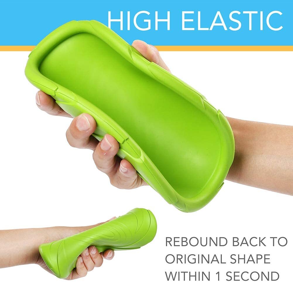 2 PACK Dog Toy Flyer Flexible Durable Frisbee Disc 7'' Chew Fetch Toys Floating