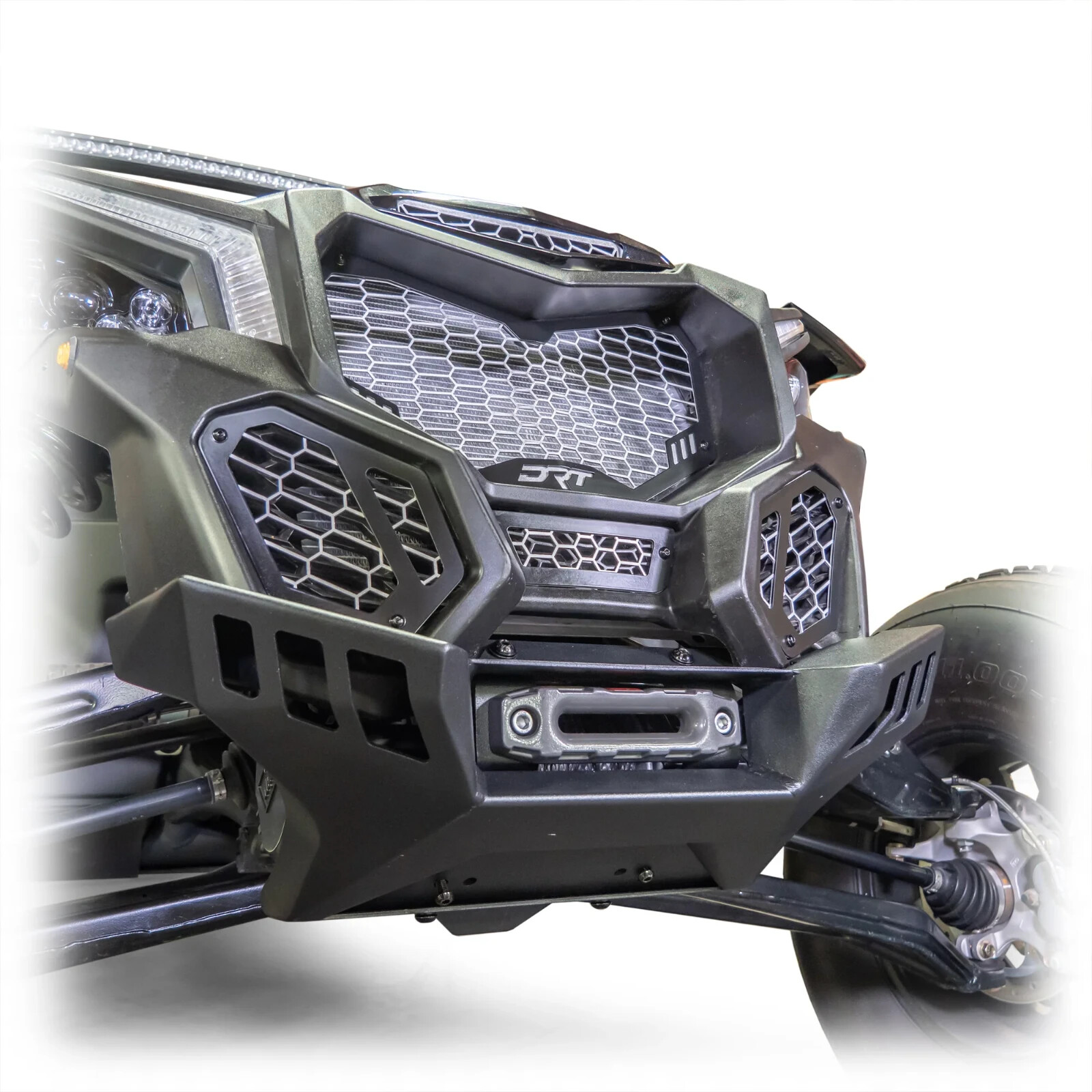 DRT Motorsports V2 5 Pc Front Grill Kit CAN-AM MAVERICK X3 2017-24 Max XRS XDS