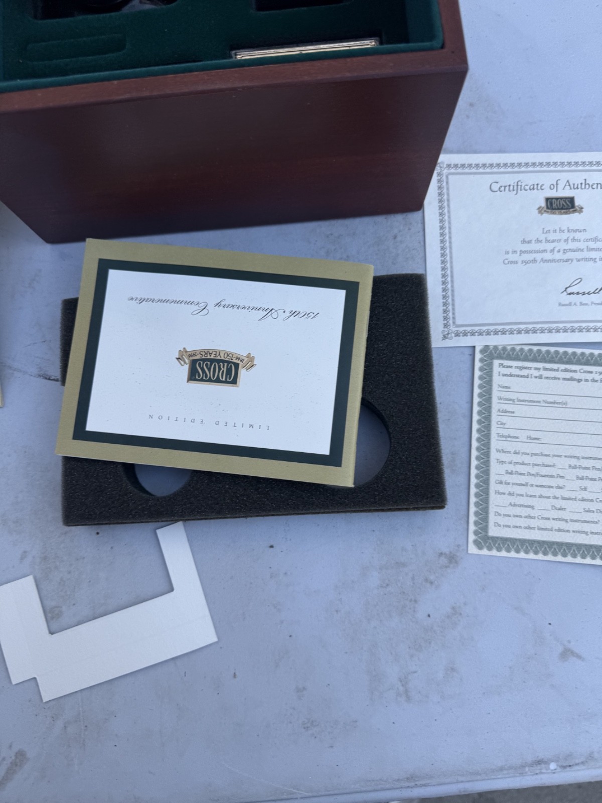 Cross 150th Anniversary Limited Edition BOX ONLY