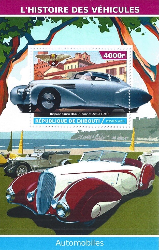 Block 2015 Vehicules Car Cars Automobiles Classic Car Hispano Suiza Xenia
