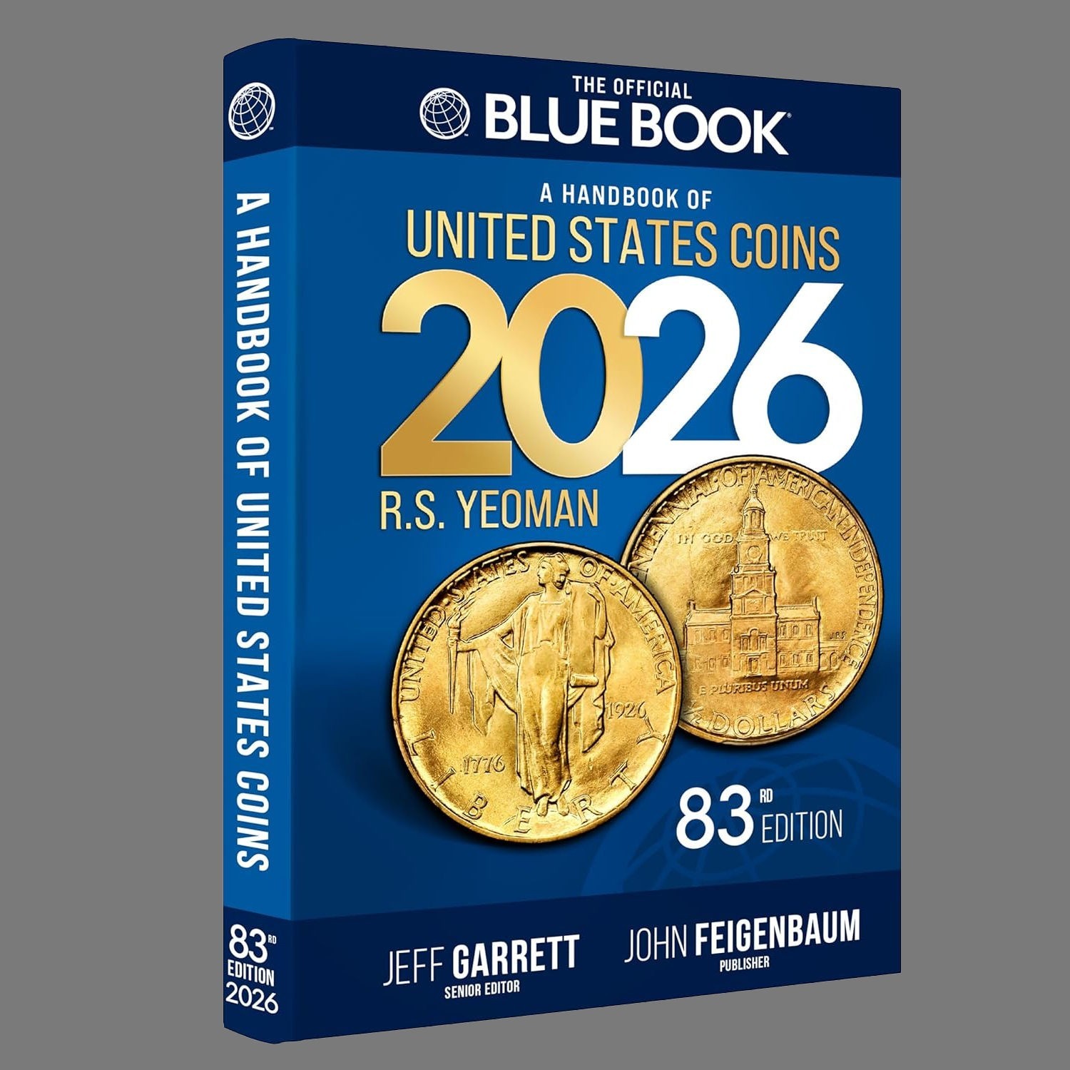 Whitman 2026 Blue Book Handbook of US Coins Paperback Book