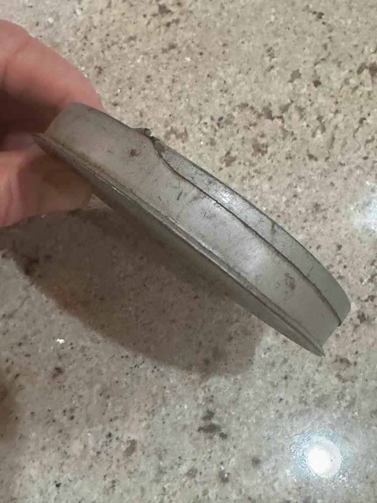 Vintage Aluminum 4" LEADER BOX Embossed Lid For Fly Fishing Leader Line