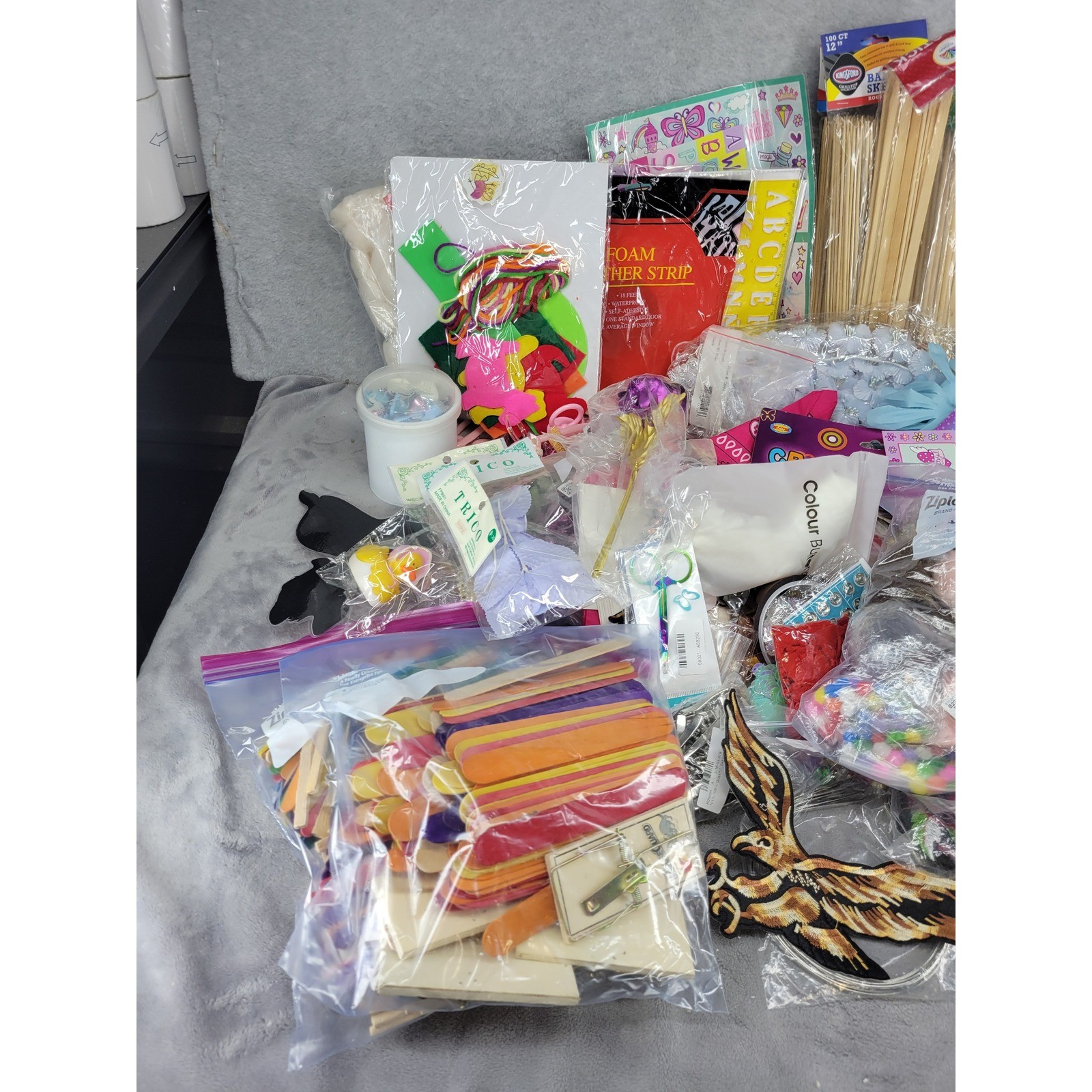 13lbs Craft Supplies Lot Assorted Art Decor Party Supplies Decorating Projects