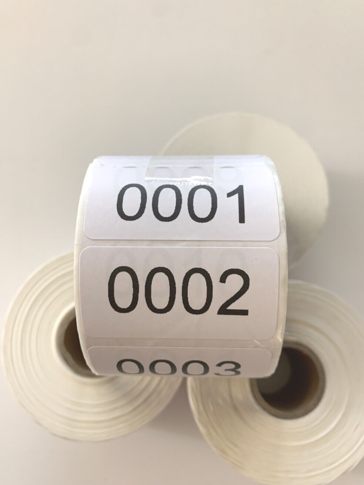 1000 Labels Consecutive Number Inventory Stickers Labels 2" x 1" Customize