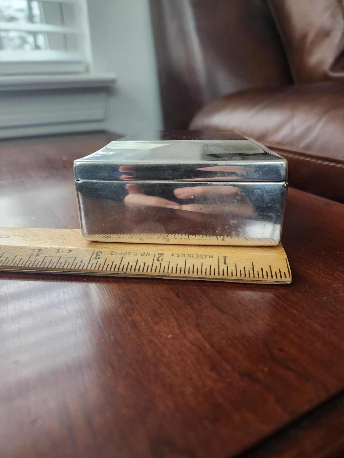 Gorham 352 Sterling Silver Cigarette Case Jewelry Trinket Box Coin Money Holder