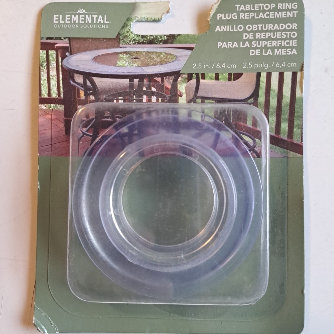 Replacement Patio Table Hole Cap Grommet Ring Set for Umbrella Pole Glass Tables