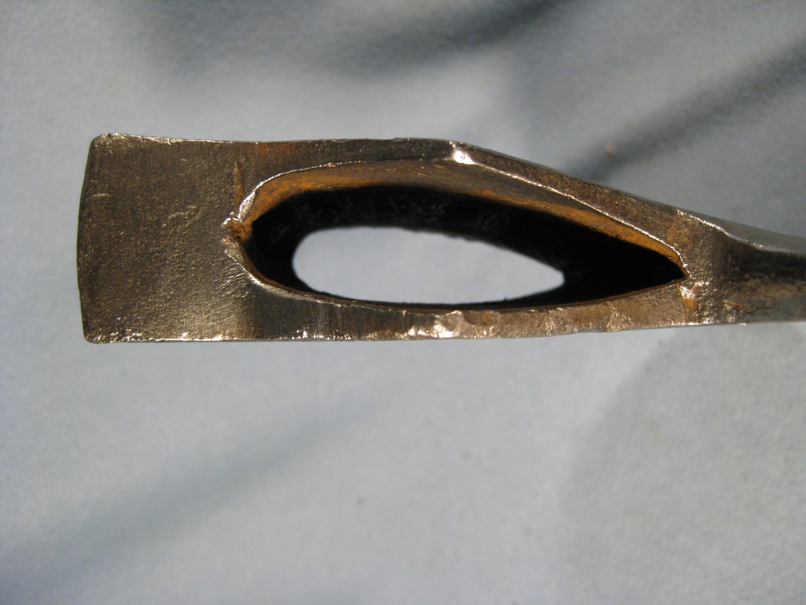 RARE Antique D. SIMMONS & CO. CAST STEEL COHOES NY BROAD AXE 11 1/2" BLADE