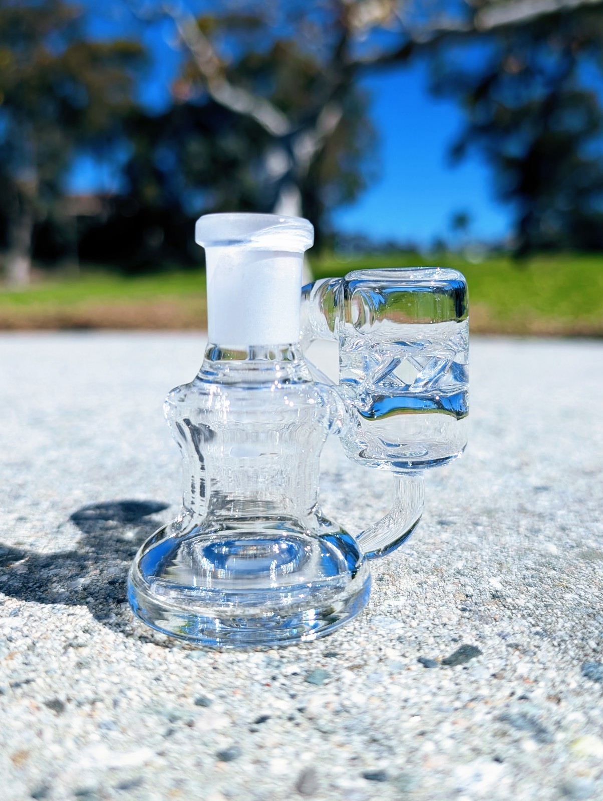 Turbine Perc 14mm 45° Premium Dry Ash Catcher Tobacco Water Pipe Bong Bubbler