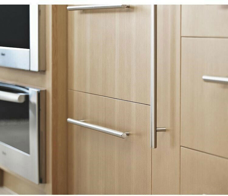 10Pack Brushed Nickel Kitchen Cabinet Pulls Stainless Steel Drawer T Bar Handles