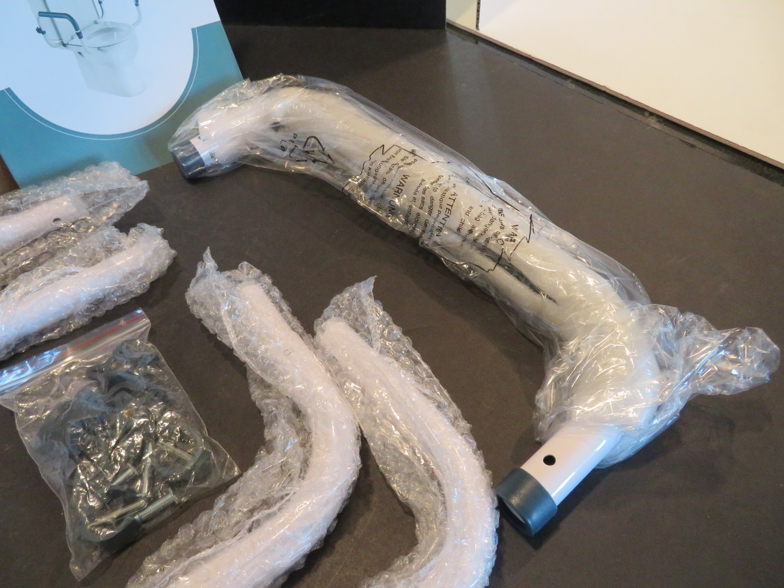 Pelegon Toilet Safety Rails (350 Lb.) - Adjustable Toilet Safety Frame