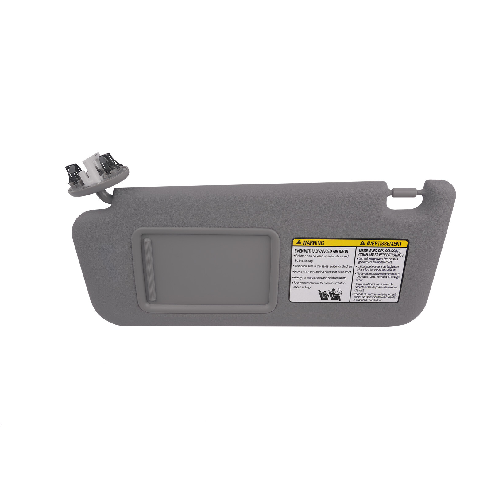 Gray Sun Visor Pair Left & Right Side For Toyota RAV4 2006-2012 74320-42501-B2