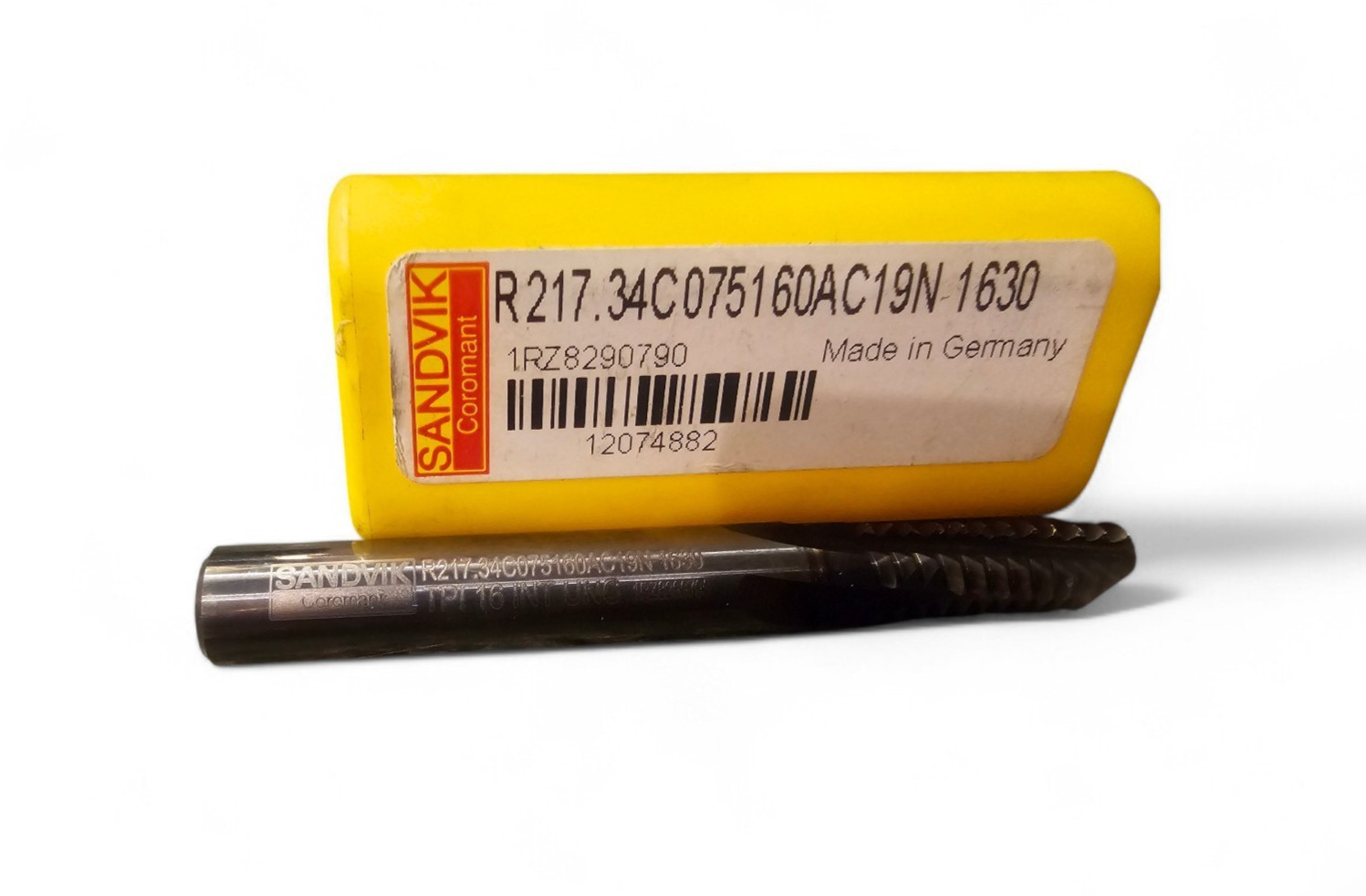 1630 R217.34C075160AC19N Sandvik CoroMill Plura Plunge Mill 7.5mm (19/64") NEW