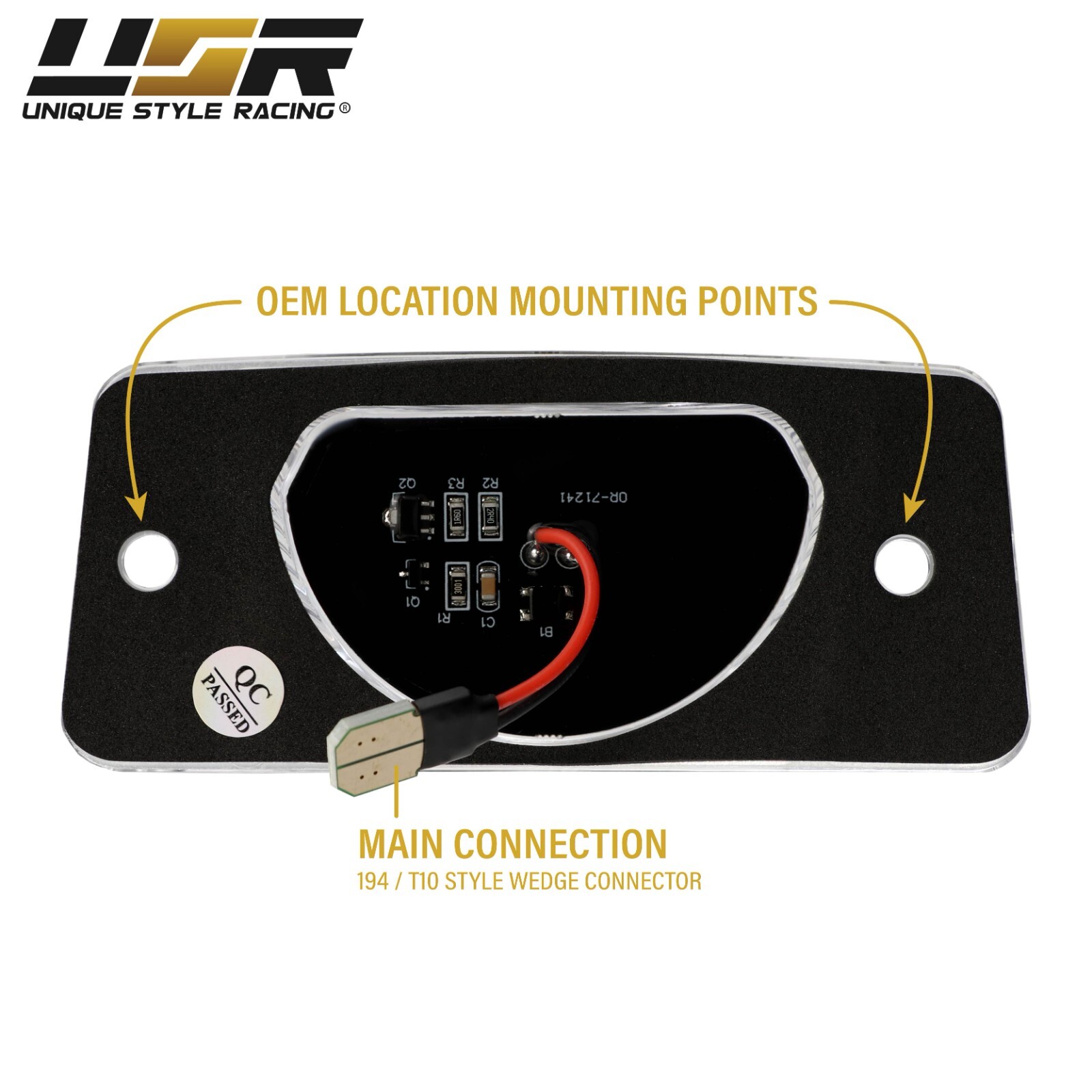 License Plate Light LED WHITE 2pc For 02-09 Chevrolet Trailblazer / GMC Envoy