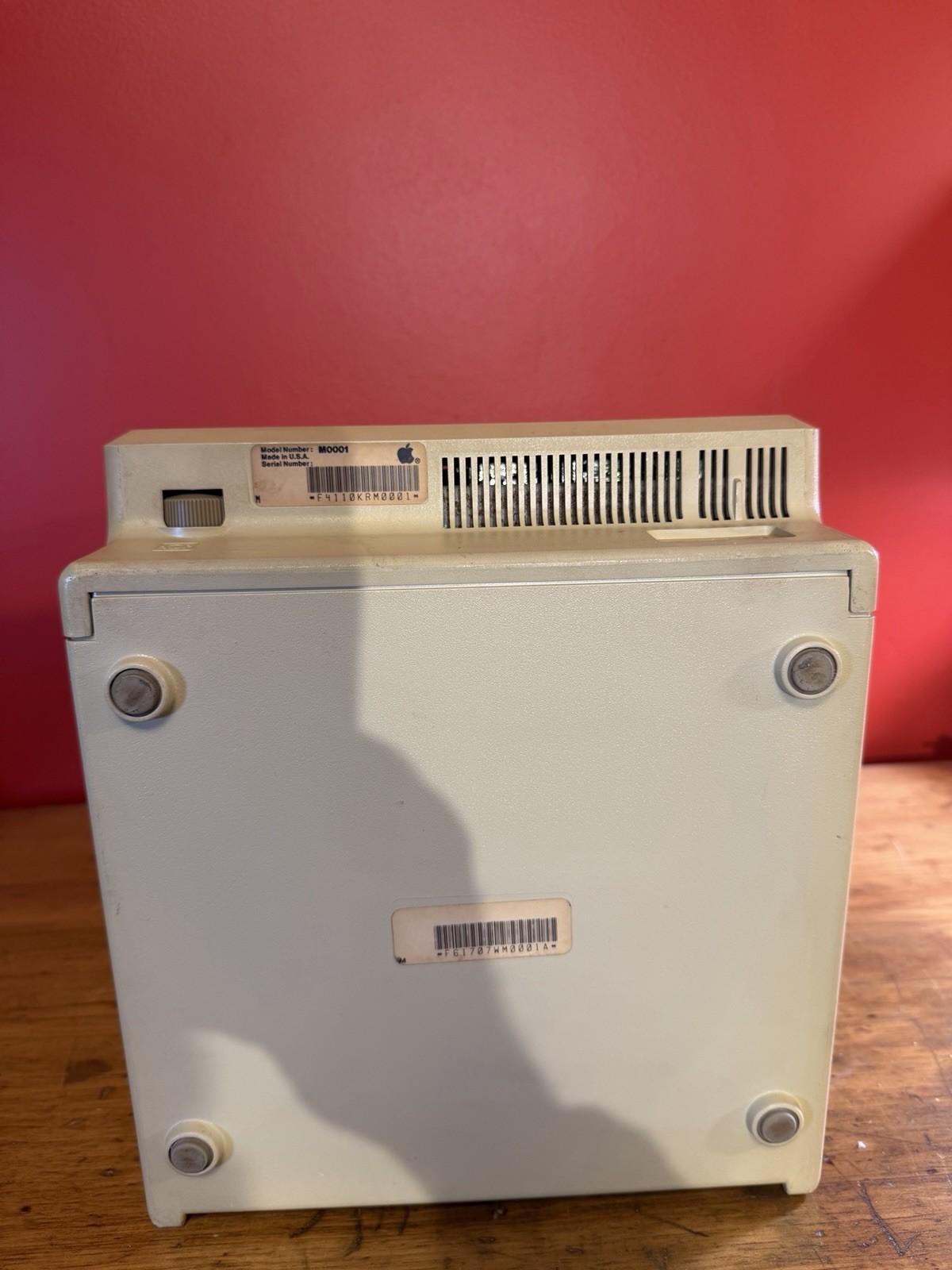 Apple MAC M0001 M0001A Original MAC computer w/upgrade incl. power cord