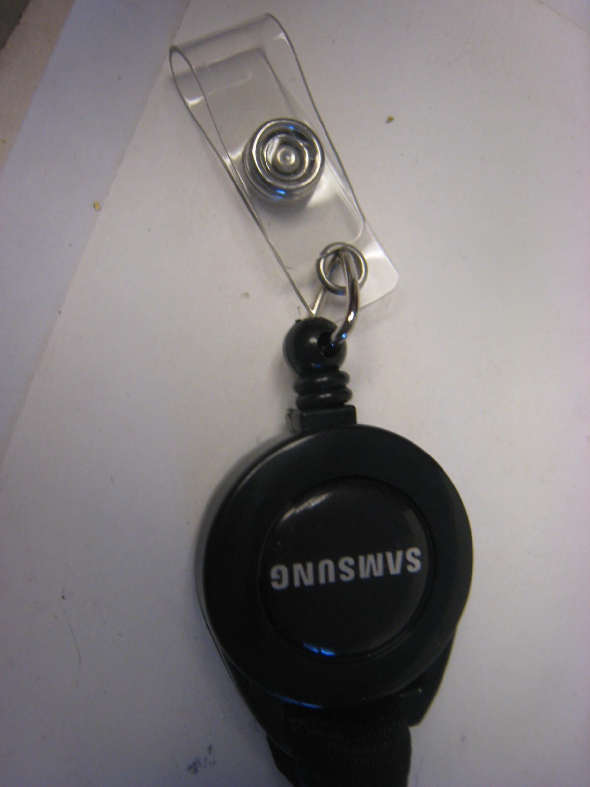 6 Samsung Lanyard Black Retractable Badge Card key Reel Id Card Badges ZONUS 28"