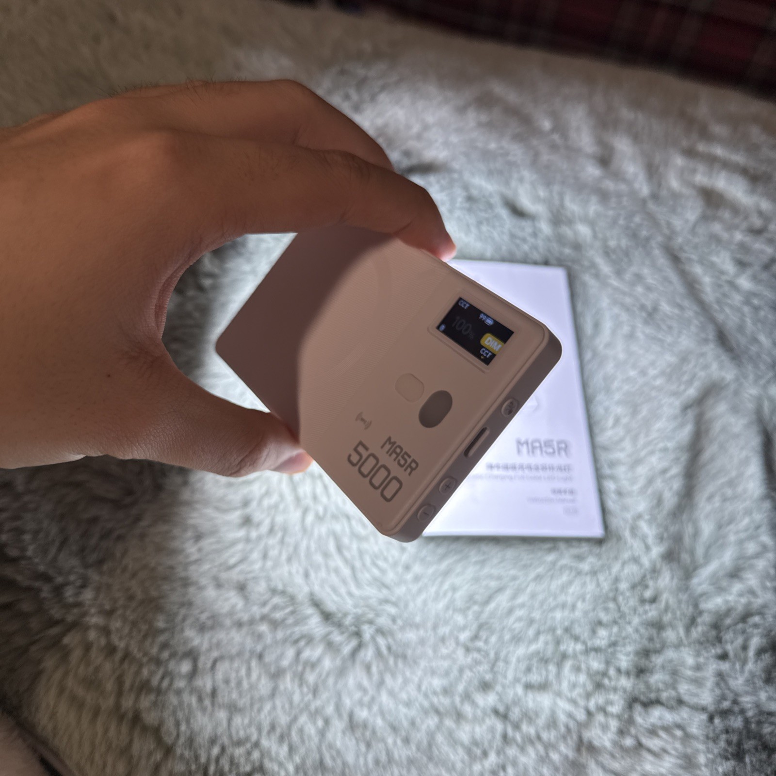 US Godox MA5R Full-Color RGB LED Light Magnetic Ultra-slim Wireless Power Bank