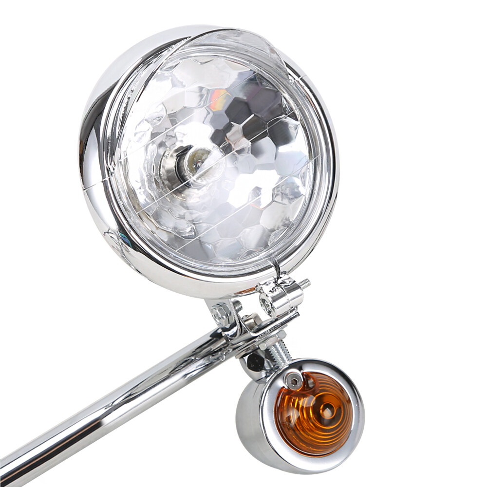 Driving Fog Spot Light Bar With Passing Turn Signal Lamp For Harley Motorcycle