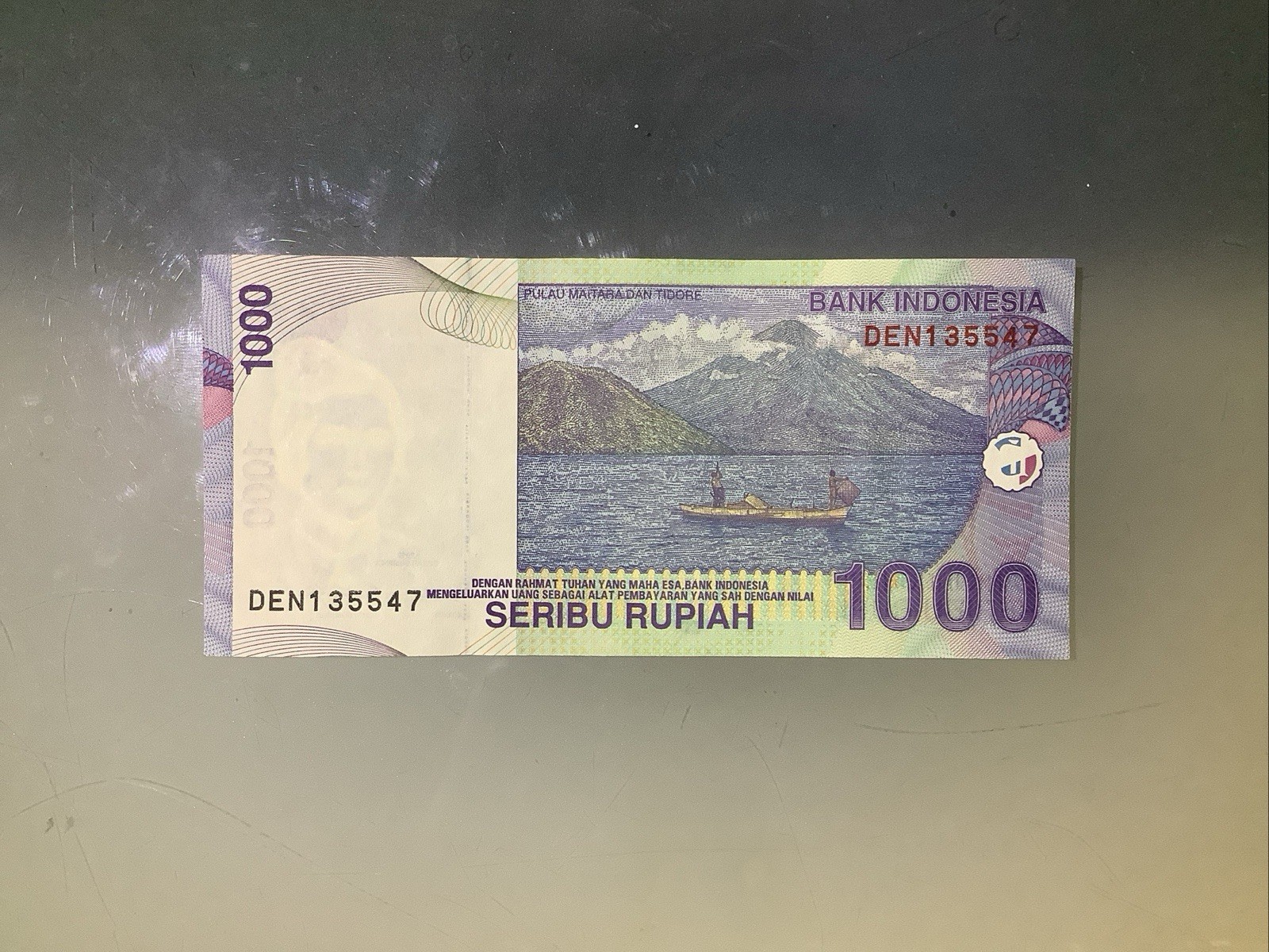 Indonesia 1000 Rupiah 2012 AU